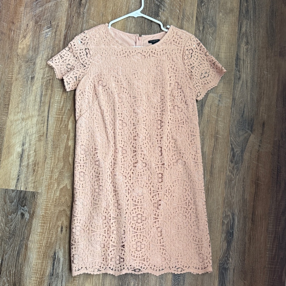 Ann TaylorLace Pink Dress